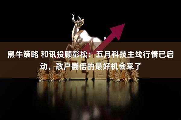 黑牛策略 和讯投顾彭松：五月科技主线行情已启动，散户翻倍的最好机会来了