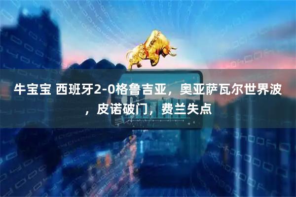 牛宝宝 西班牙2-0格鲁吉亚,奥亚萨瓦尔世界波,皮诺破门,费兰失点