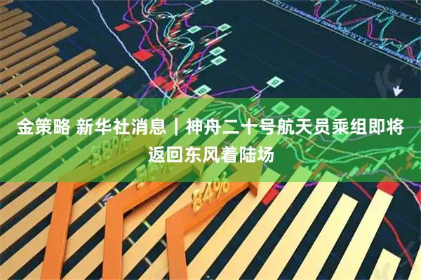 金策略 新华社消息｜神舟二十号航天员乘组即将返回东风着陆场