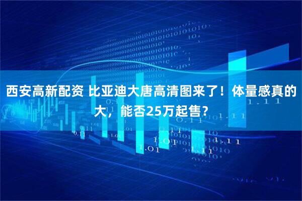 西安高新配资 比亚迪大唐高清图来了！体量感真的大，能否25万起售？